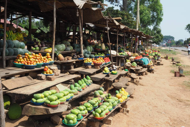 istock Local market close to Entebbe, Uganda 970977444