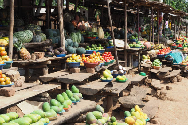 istock Local market close to Entebbe, Uganda 970977492