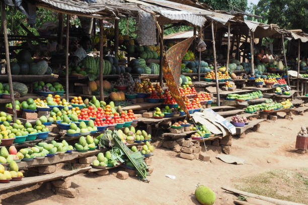 istock Local market close to Entebbe, Uganda 970977536
