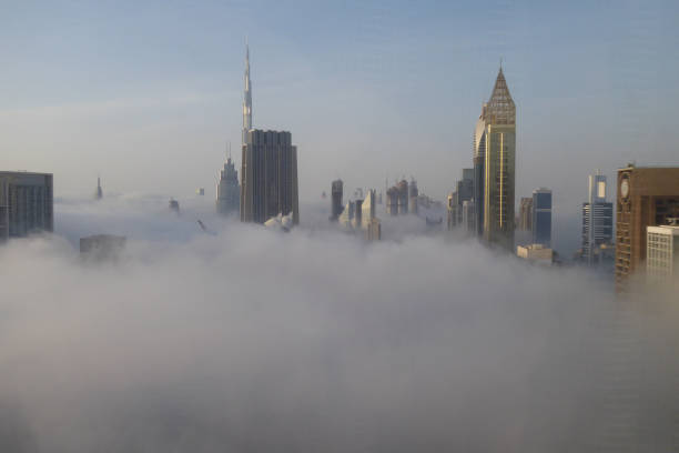 istock Dubai above the clouds, UAE 970978386