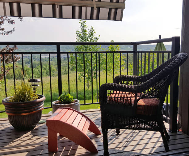 istock Quiet Corner Of The Summer Deck 970979428