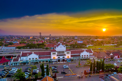 Cirebon Train Station at Sunset, Cirebon, West Java