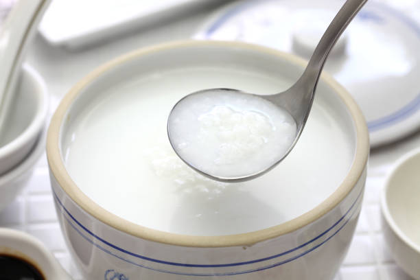 istock congee, chinese rice porridge 970991840