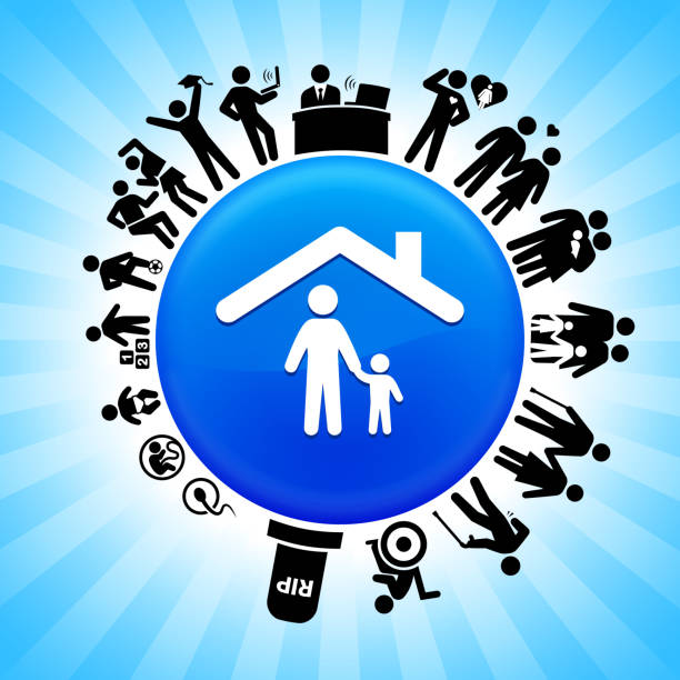 istock Family & Home Lifecycle Stages of Life Background 970994986