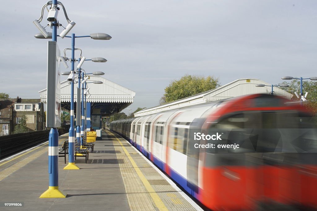 Speeding train  Color Image Stock Photo