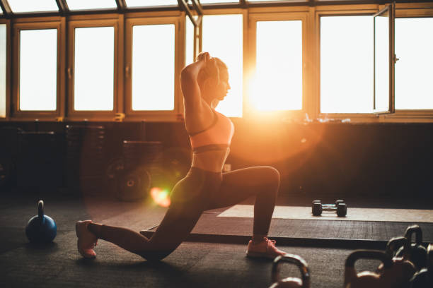 istock Woman in gym 971000966