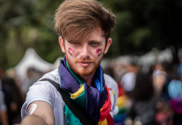 istock Gay Boy Taking a Selfie 971004960