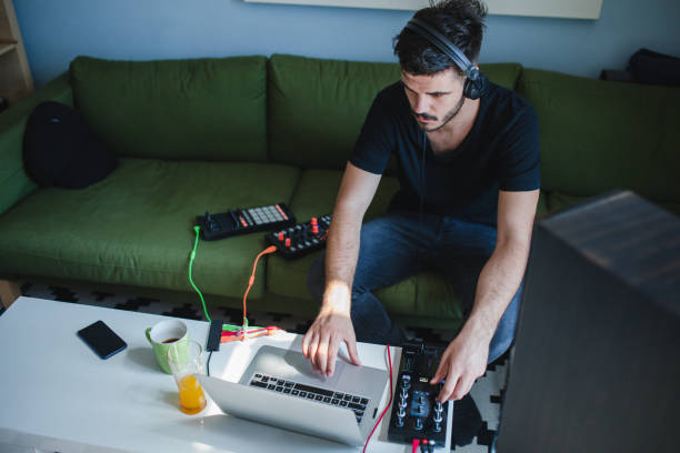istock Young Music Producer Making Compositions 971009128