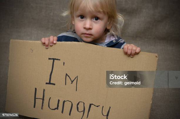 Im Hungry Stock Photo - Download Image Now - Child, Hungry, Homelessness