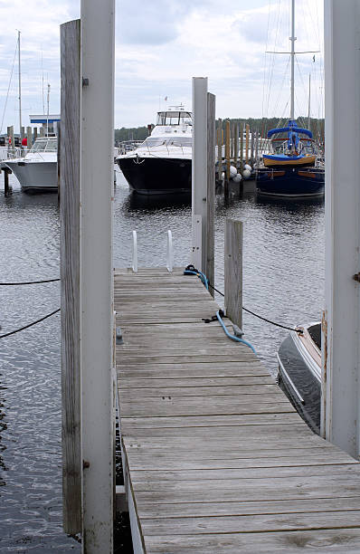 istock Boat Slips in Grand Traverse Bay, MI. 97103289
