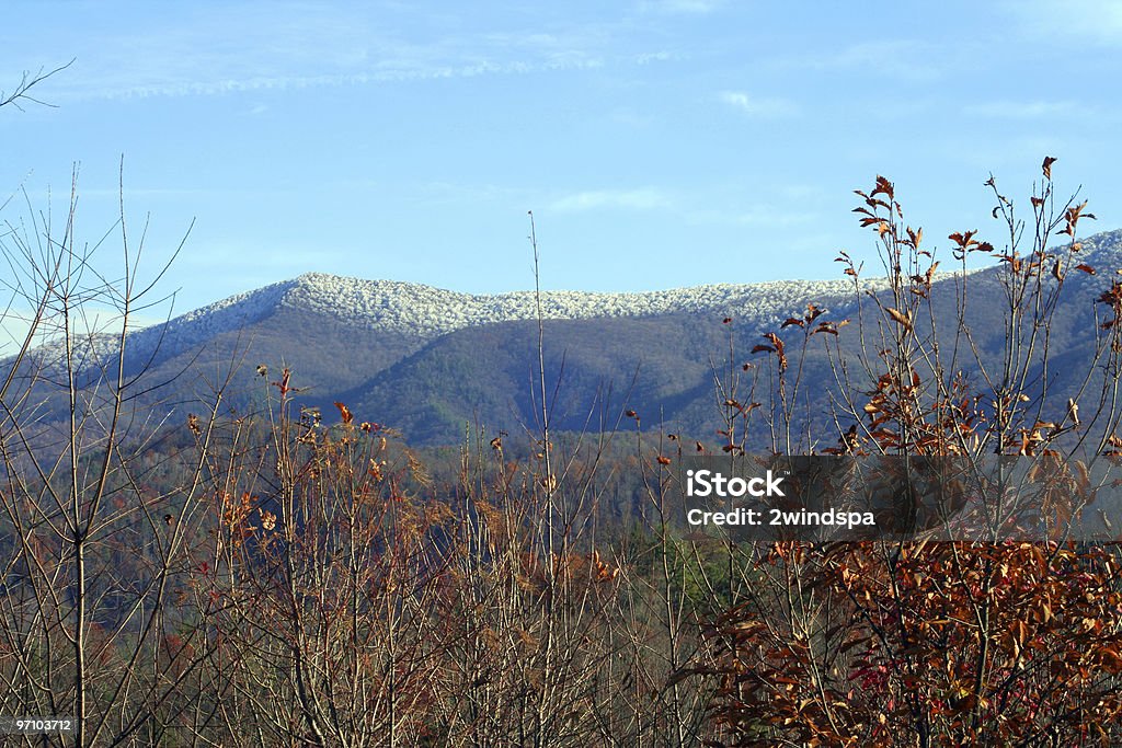 NC de montanha no Outono cena perto de Asheville - Royalty-free Ao Ar Livre Foto de stock