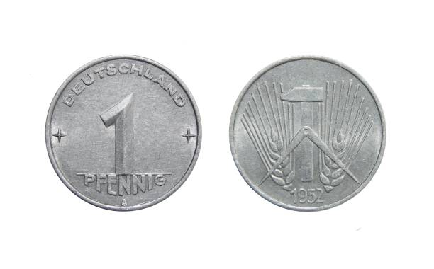 istock coin 1 pfennig 1952 Germany - GDR 971043944