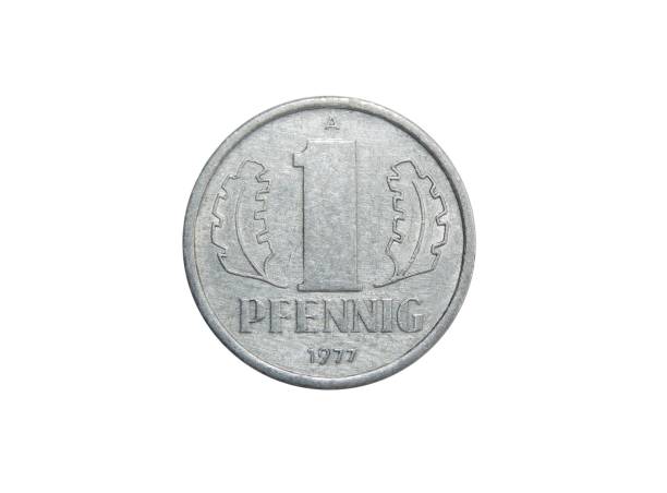 istock coin 1 pfennig 1977 Germany - GDR 971043970
