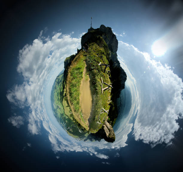 istock Small-world projection of the Alps 971052440