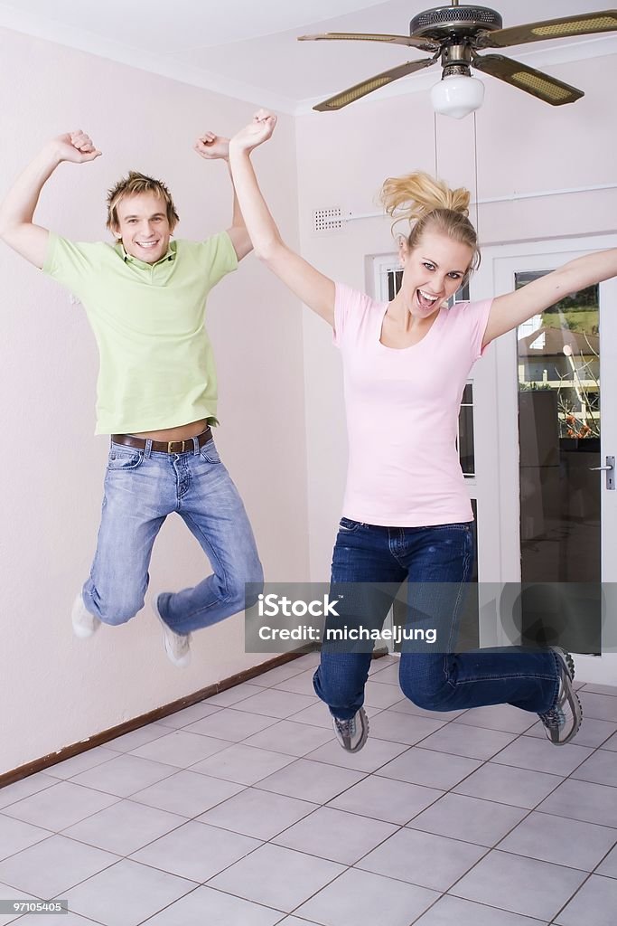 Paar ersten neuen Zuhause - Lizenzfrei Aufregung Stock-Foto