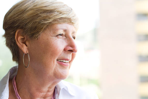 istock happy elegant senior woman 97105928