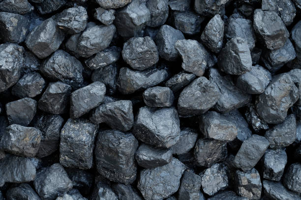 Close-up - heap of coal