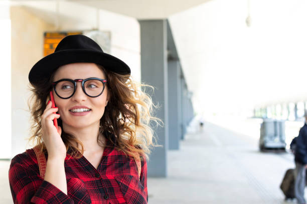 istock Woman in a train station 971061254