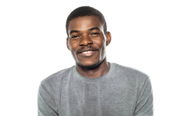 istock Handsome african man smiling at camera 971064888