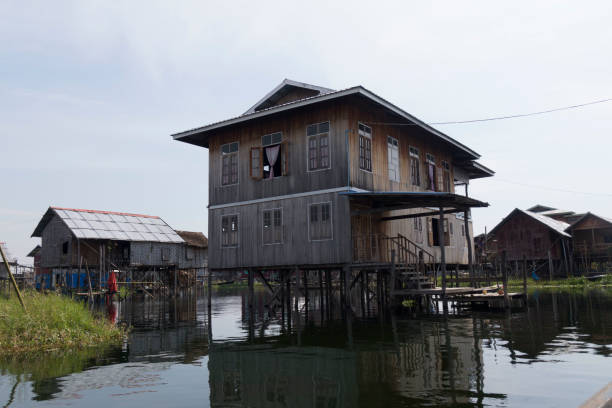 istock A hut along the water front of a lake 971076136