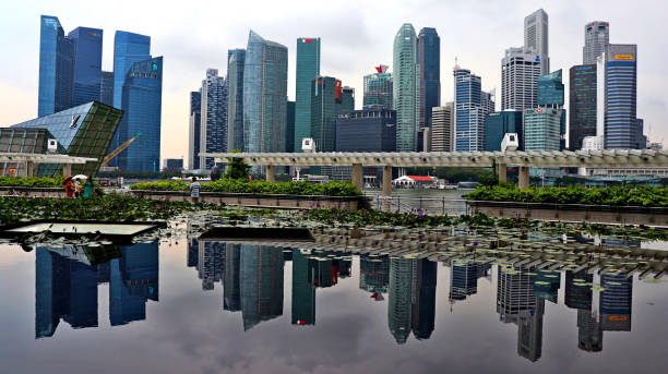 istock Singapore city skyline 971111138