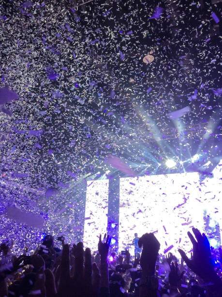 istock Concert confetti - rave 971162652