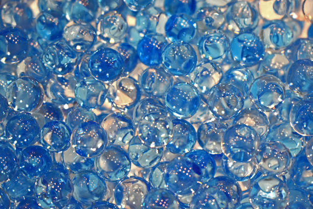 istock Closeup Blue Gel Balls 971169042