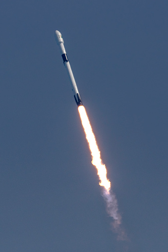 Falcon9 Block5 Rocket lauch from Kennedy Space Center Florida photograph taken  May 5,2018