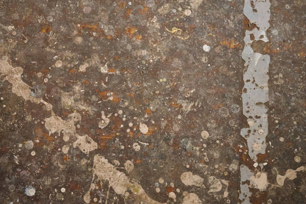 istock Dirty grunge background with paint blots and stains 971177402
