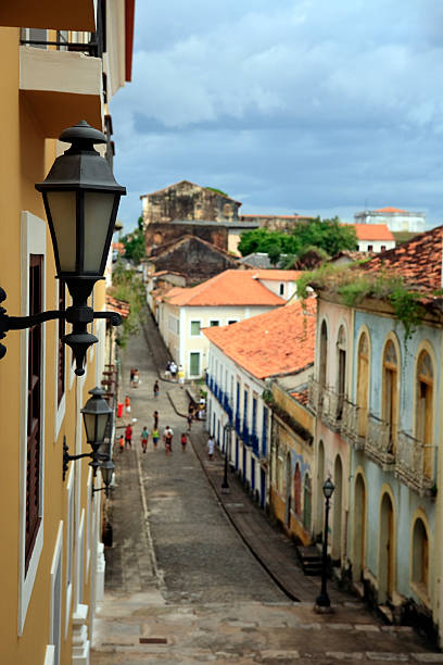 street sao luis of maranhao brazil  sao luis stock pictures, royalty-free photos & images
