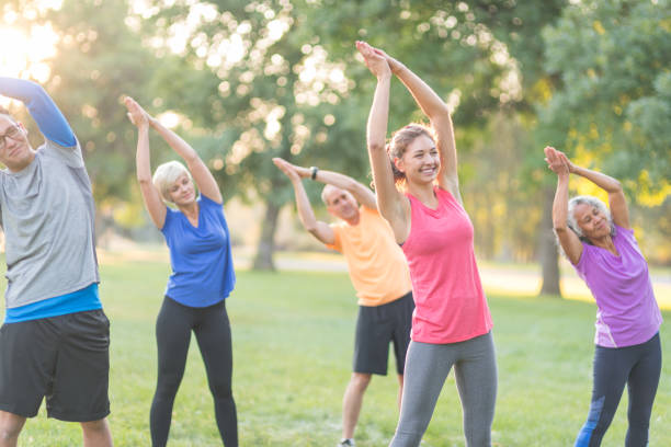 istock Fitness Class Outside 971216118