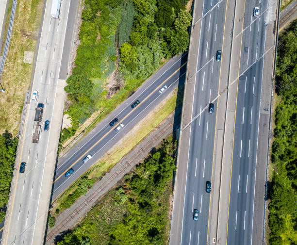 istock Aerial view of highway 971224810