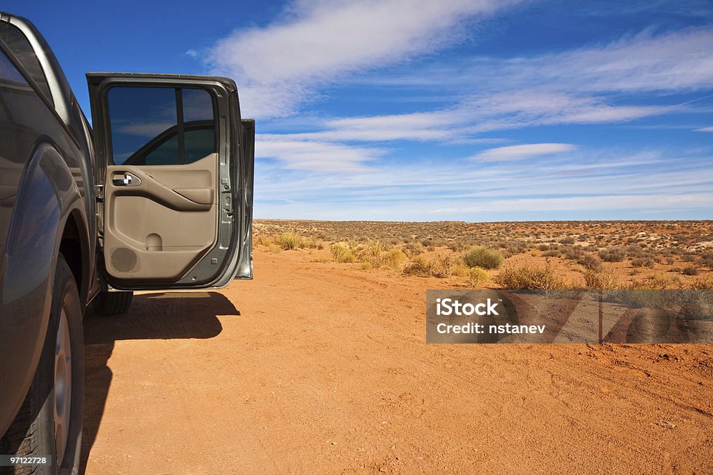 Arizona Desert  Car Door Stock Photo