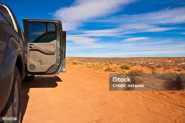 Arizona Desert Stock Photo - Download Image Now - Car Door, Open, Desert Road
