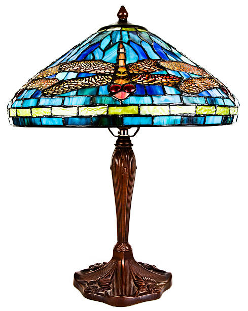 istock Stained Tiffany Glass Table Lamp 97123160