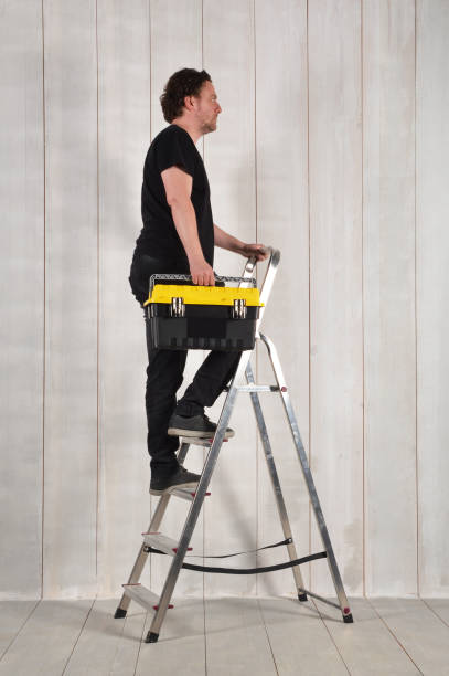 Stepladder. Apartment renovation.