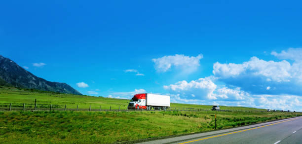 istock Truck on the road 971243624