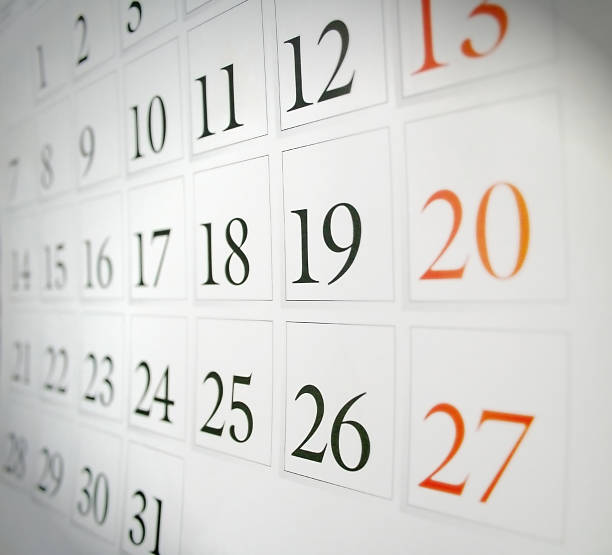 calendrier - business busy personal organizer calendar photos et images de collection