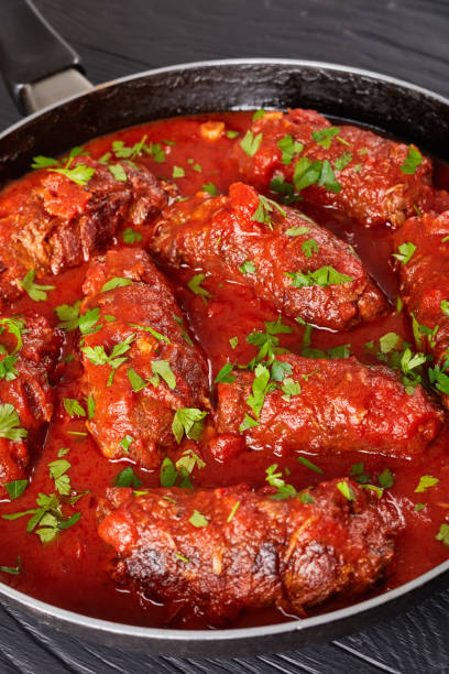 istock delicious Italian Braciole with tomato sauce 971322812