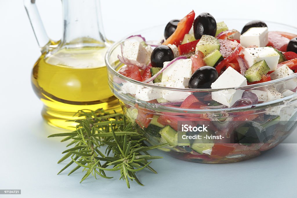 Salada Grega - Royalty-free Alecrim Foto de stock