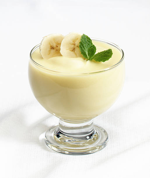 Banana Pudding  mousse dessert stock pictures, royalty-free photos & images