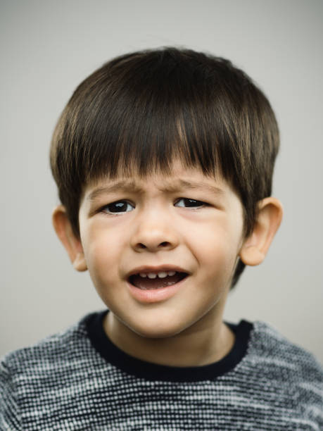 istock Portrait of real disgusted kid 971363964