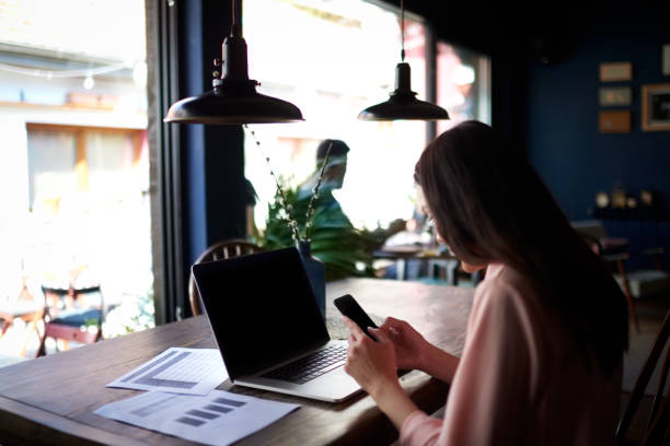 istock Woman in co-working space 971369750