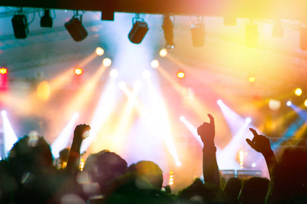 istock Live music crowd in a hall 971381550