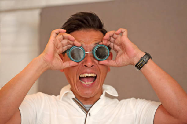 istock Underwater glasses and senior men 971387594