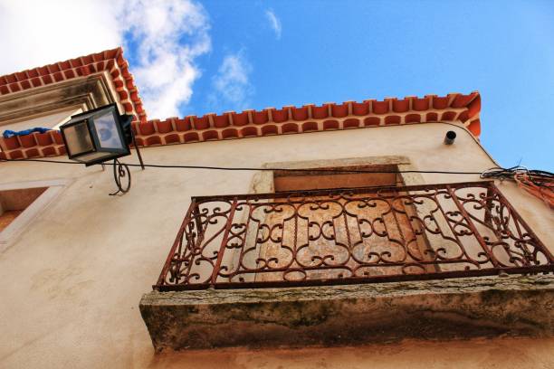 istock Old and colorful facade in Lisbon 971387994