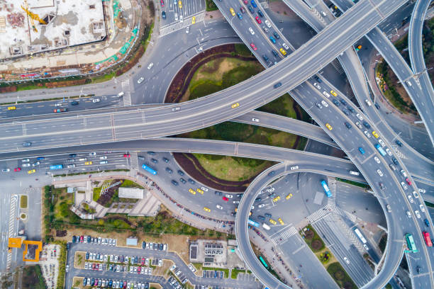 istock Aerial View of highway 971388706