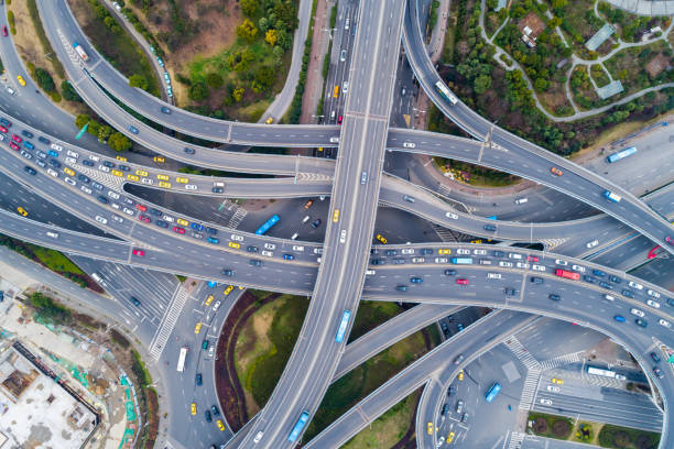 istock Aerial View of highway 971388838