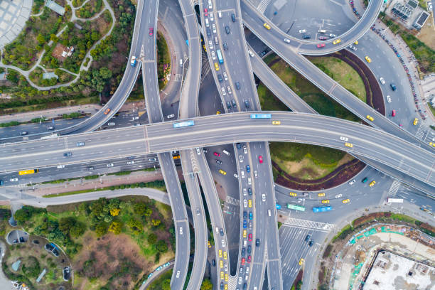 istock Aerial View of highway 971388874