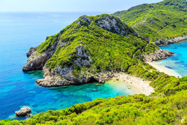istock Limni beach in Corfu, Greece 971391156